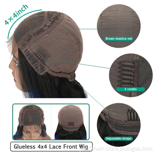 Cheap Grade 10A Virgin Raw Hair HD Lace Closure Wigs Deep Wave Natural Hair Toupee Remy Human Hair Lace Wig 4*4 Lace Front Wig